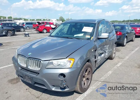 2012 BMW X3 xDrive28I from USA, damaged, VIN 5UXWX5C5XCL719235